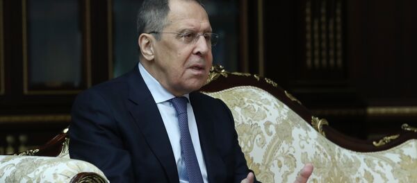 Міністр замежных спраў Расіі Сяргей Лаўроў падчас сустрэчы ў Палацы незалежнасці ў Мінску з прэзідэнтам Беларусі Аляксандрам Лукашэнкам - Sputnik Беларусь
