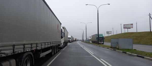 Очереди на границе - Sputnik Беларусь