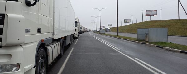 Очереди на границе Очереди на границе - Sputnik Беларусь