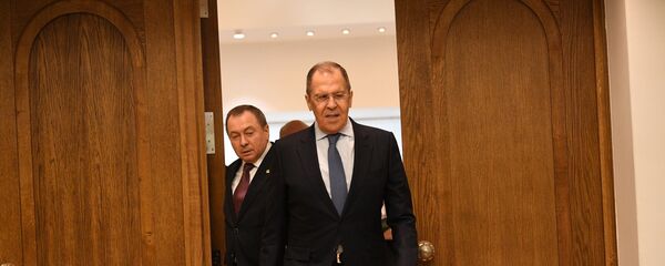 Министр иностранных дел России Сергей Лавров в Минске - Sputnik Беларусь