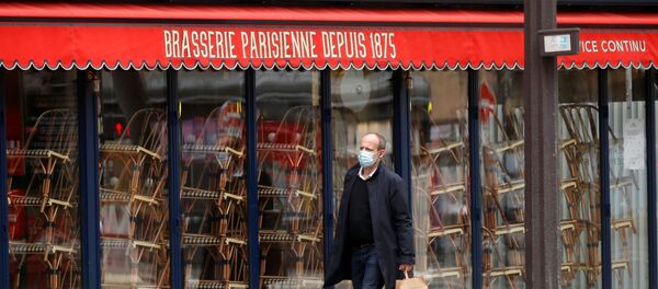 Ресторан закрыт в Париже во время локдауна из-за коронавируса - Sputnik Беларусь