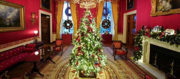 Каляднае ўпрыгожванне Белага дома - Sputnik Беларусь