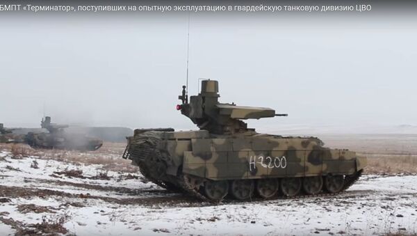 Как стреляет Терминатор? Видео с военного полигона - Sputnik Беларусь