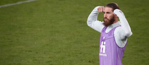 Футболист сборной Испании Серхио Рамос - Sputnik Беларусь