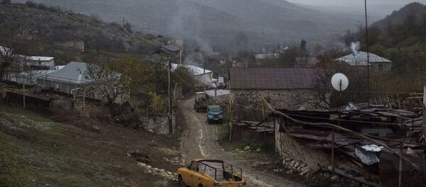 Вид на дома в селе Мачкалашен Мартунинского района в Нагорном Карабахе - Sputnik Беларусь