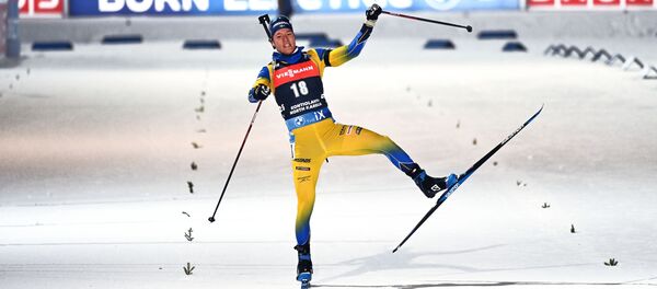 Шведский биатлонист Себастиан Самуэльссон - Sputnik Беларусь