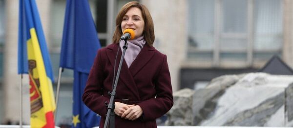 Майя Санду на митинге в Кишиневе Майя Санду на митинге в Кишиневе - Sputnik Беларусь