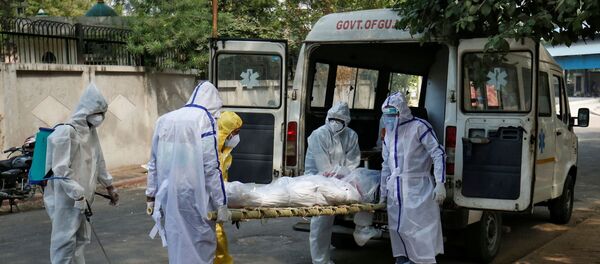 Машина скорой в Индии - Sputnik Беларусь