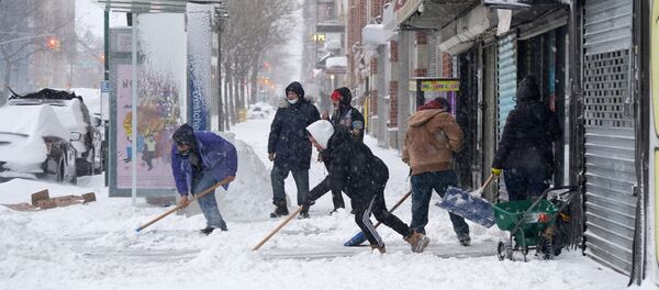 Снегопад в США - Sputnik Беларусь