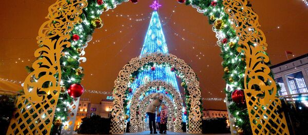 Навагодні Мінск у фотаздымках Навагодні Мінск у фотаздымках - Sputnik Беларусь