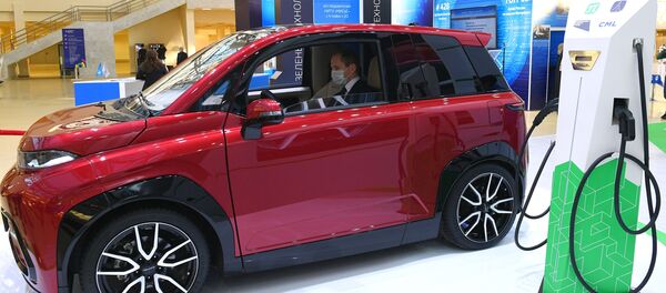 Электромобиль Кама-1, архивное фото Электромобиль Кама-1, архивное фото - Sputnik Беларусь