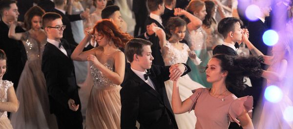 Новогодний бал во Дворце детей и молодежи - Sputnik Беларусь