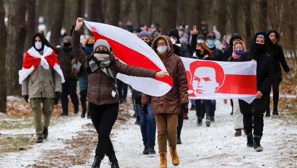 Протестный марш в Минске - Sputnik Беларусь