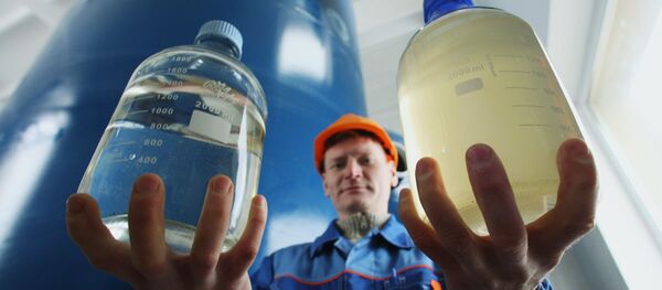 Открытие станции обезжелезивания воды  - Sputnik Беларусь