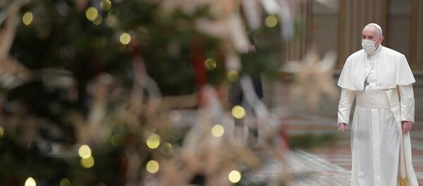Папа Франциск, Ватикан, 25 декабря 2020 года Папа Франциск, Ватикан, 25 декабря 2020 года - Sputnik Беларусь