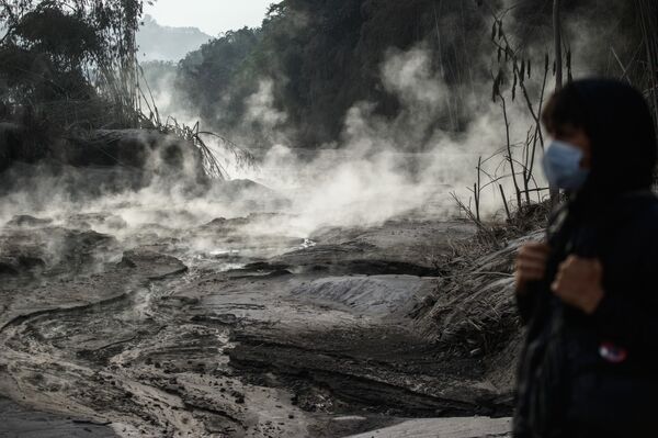 Последствия извержения вулкана Семеру на острове Ява, Индонезия - Sputnik Беларусь