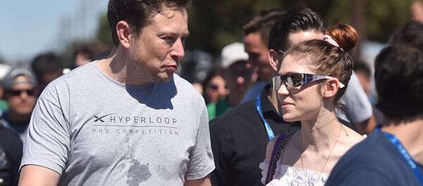 Илон Маск и Граймс - Sputnik Беларусь