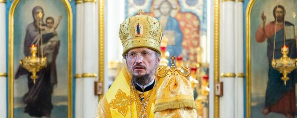 Патрыяршы Экзарх усяе Беларусі, мітрапаліт Мінскі і Заслаўскі Веніямін Патрыяршы Экзарх усяе Беларусі, мітрапаліт Мінскі і Заслаўскі Веніямін - Sputnik Беларусь