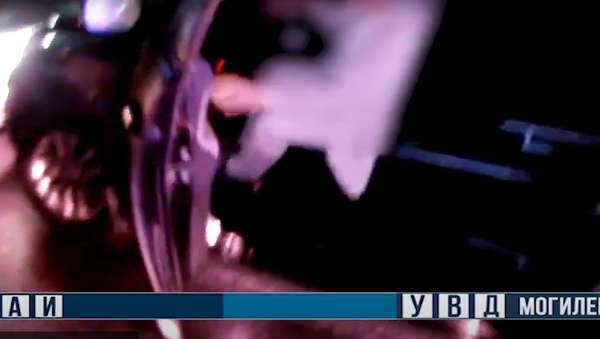 Пьяного водителя выдали запотевшие стекла в машине - видео - Sputnik Беларусь