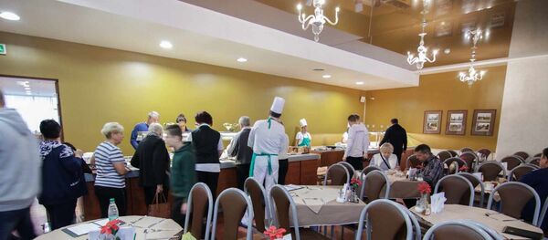 Столовая санатория Belorus Столовая санатория Belorus - Sputnik Беларусь