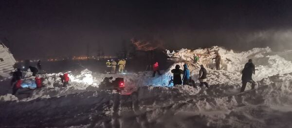 Последствия схода лавины в Красноярском крае - Sputnik Беларусь