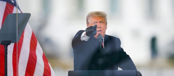 Дональд Трамп на митинге в свою поддержку - Sputnik Беларусь