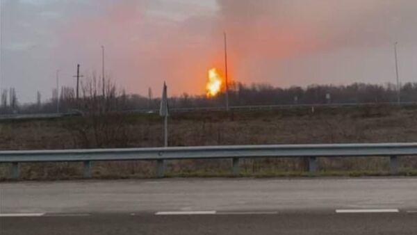 Взрыв газопровода на Украине - Sputnik Беларусь