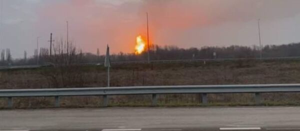 Взрыв газопровода на Украине - Sputnik Беларусь