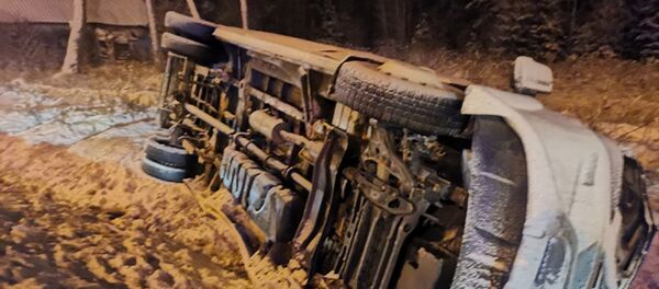 ДТП под Брянском, в котором пострадали белорусы - Sputnik Беларусь