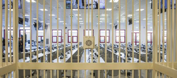 Часть нового помещения, построенного для предстоящего процесса над калабрийской мафиозной группировки Ндрангета  - Sputnik Беларусь