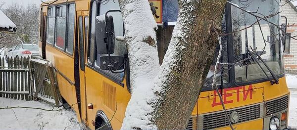 Школьный автобус попал в ДТП в Брестском районе - Sputnik Беларусь