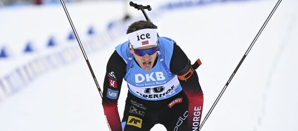 Норвежский биатлонист Йоханнес Бё - Sputnik Беларусь