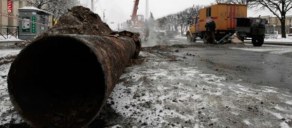 Прорыв теплотрассы - Sputnik Беларусь