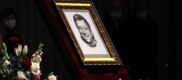 Прощание с Борисом Грачевским в Доме кино Прощание с Борисом Грачевским в Доме кино - Sputnik Беларусь