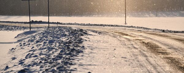 Заснеженная дорога - Sputnik Беларусь