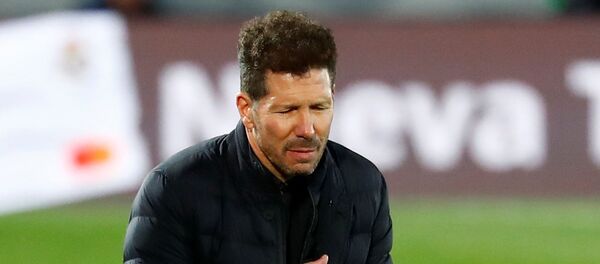 Главный тренер мадридского Атлетико Диего Симеоне - Sputnik Беларусь