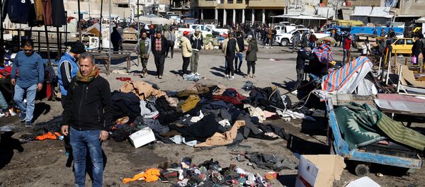 На месте взрыва в Багдаде - Sputnik Беларусь