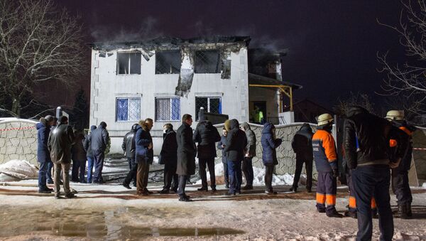 Пожар в доме престарелых в Харькове - Sputnik Беларусь
