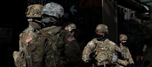 Бойцы Нацгвардии США - Sputnik Беларусь