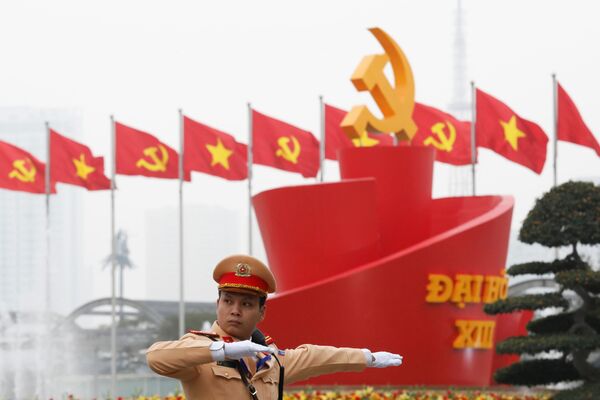 13-й съезд правящей Коммунистической партии Вьетнама - Sputnik Беларусь