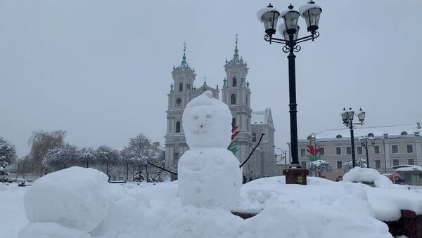 Гродно завалило снегом: такого горожане не видели 40 лет – видео - Sputnik Беларусь