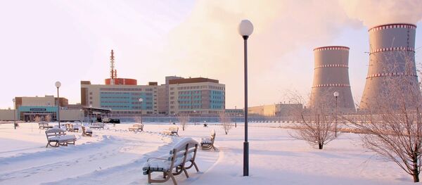 Беларуская АЭС узімку - Sputnik Беларусь