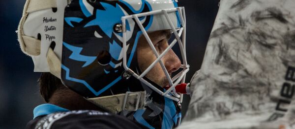 Вратарь минского ХК Динамо  Дэнни Тэйлор - Sputnik Беларусь