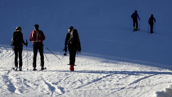 Лыжники на курорте в Австрии - Sputnik Беларусь