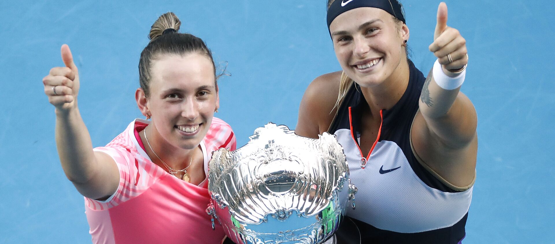 Арина Соболенко и Элизе Мертенс выиграли в парном разряде Australian Open - Sputnik Беларусь, 1920, 19.02.2021