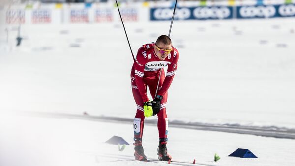 Александр Большунов (Россия) на чемпионате мира-2021 по лыжным видам спорта  - Sputnik Беларусь