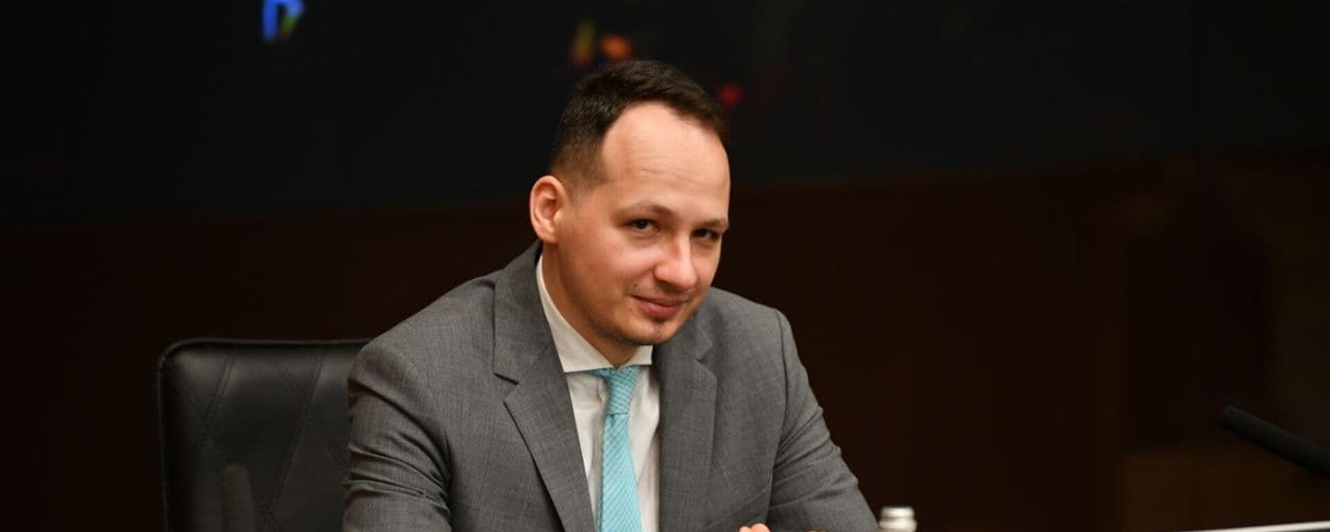 Кіраўнік Банка развіцця Аляксандр Ягораў Кіраўнік Банка развіцця Аляксандр Ягораў - Sputnik Беларусь, 1920, 05.03.2021