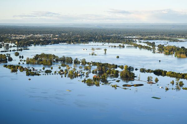Районы Виндзор и Питт-Таун, пострадавшие от наводнения, недалеко от Сиднея - Sputnik Беларусь
