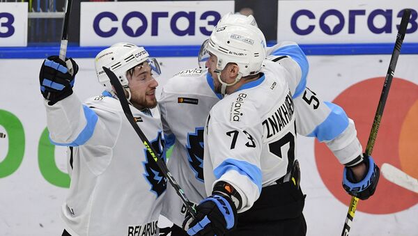 Хоккеисты минского Динамо - Sputnik Беларусь