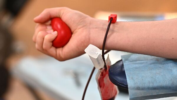 Сдача донорской крови в Москве - Sputnik Беларусь